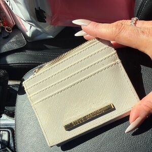 Steve Madden Ivory Card Wallet